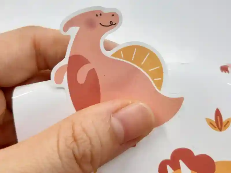 Kunstdruckpapier-Aufkleber, Kiss-Cut-Aufkleberbogen