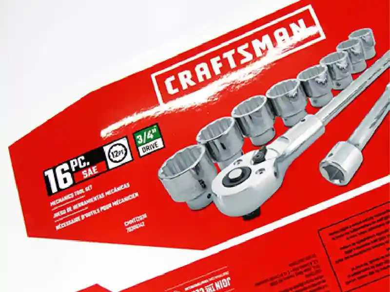 Handwerkzeug-Verpackungsaufkleber